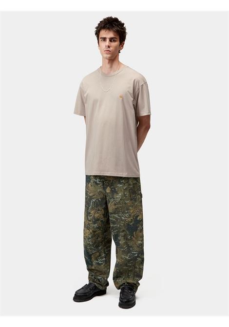 ss chase t-shirt man beige CARHARTT WIP | I02639138A.XX